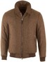EDUARD DRESSLER Dustin High-End Wool Bomber Jack Brown Melange