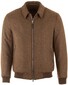 EDUARD DRESSLER Dustin High-End Wool Bomber Jack Brown Melange