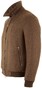 EDUARD DRESSLER Dustin High-End Wool Bomber Jack Brown Melange