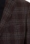 EDUARD DRESSLER Faux Check Jacket Bordeaux