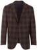 EDUARD DRESSLER Faux Check Jacket Bordeaux