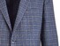EDUARD DRESSLER James Shaped Fit Blue Fine Check Colbert Blauw-Bruin