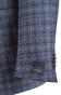 EDUARD DRESSLER James Shaped Fit Silk Touch Check Jacket Blue