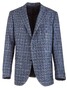 EDUARD DRESSLER James Shaped Fit Silk Touch Check Jacket Blue