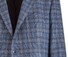EDUARD DRESSLER James Shaped Fit Silk Touch Check Jacket Blue