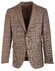EDUARD DRESSLER James Shaped Fit Silk Touch Check Jacket Brown