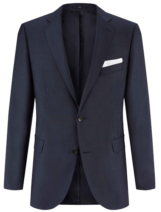 EDUARD DRESSLER Modern Fit Faux Uni Jacket Midnight Blue