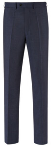EDUARD DRESSLER Modern Fit Faux Uni Pants Midnight Blue