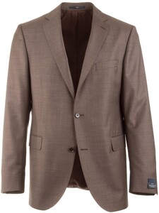 EDUARD DRESSLER Modern Fit S140 Mid Tone Colbert Bruin