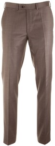 EDUARD DRESSLER Modern Fit S140 Mid Tone Pants Brown