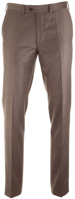 EDUARD DRESSLER Modern Fit S140 Mid Tone Pants Brown