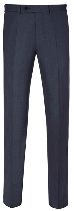 EDUARD DRESSLER Modern Fit S140 Mid Tone Pants Mid Blue