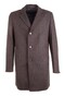 EDUARD DRESSLER Ruben Herringbone Melange Coat Jas Brown Melange