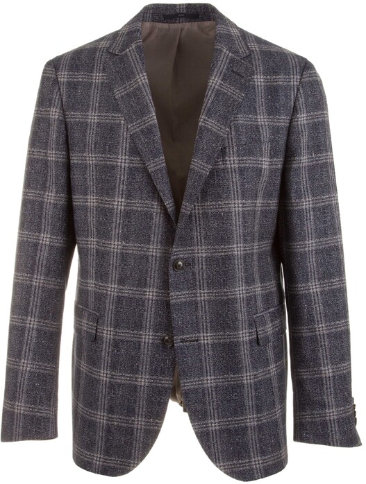 EDUARD DRESSLER Sean Faux Check Colbert Navy