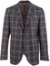 EDUARD DRESSLER Sean Faux Check Jacket Navy