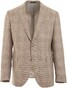 EDUARD DRESSLER Sean Faux Check Jacket Sand