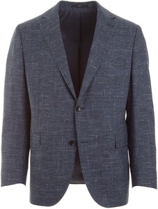EDUARD DRESSLER Sean Faux Grid Colbert Navy