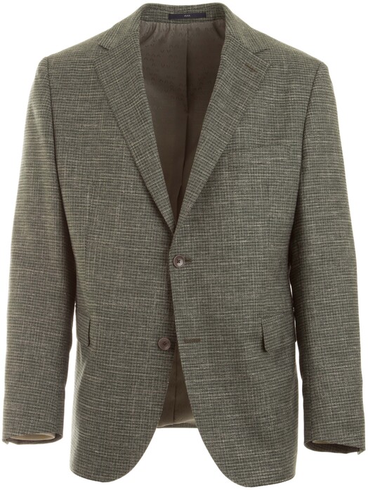 EDUARD DRESSLER Sean Faux Grid Jacket Green