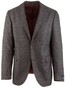 EDUARD DRESSLER Sean Shaped Fit Blur Check Colbert Midden Grijs