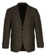 EDUARD DRESSLER Sean Shaped Fit Luxury Jacket Dark Brown Melange