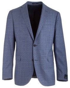 EDUARD DRESSLER Sean Shaped Fit Structure Jacket Mid Blue