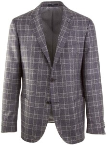 EDUARD DRESSLER Sendrik Blurred Check Jacket Navy