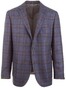 EDUARD DRESSLER Sendrik Double Check Colbert Midden Blauw