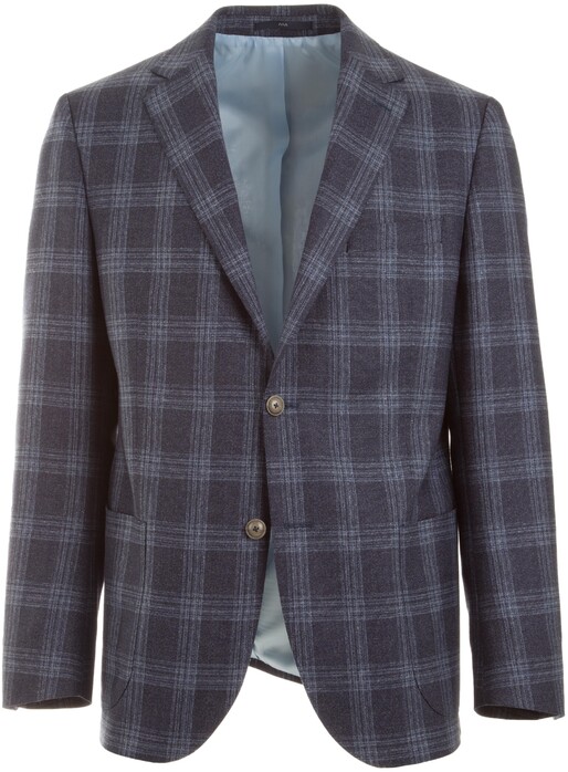 EDUARD DRESSLER Sendrik Faux Check Colbert Navy