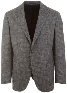 EDUARD DRESSLER Sendrik Faux Uni Pattern Jacket Grey Melange