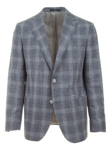 EDUARD DRESSLER Sendrik Luxury High Comfort Summer Check Colbert Blauw