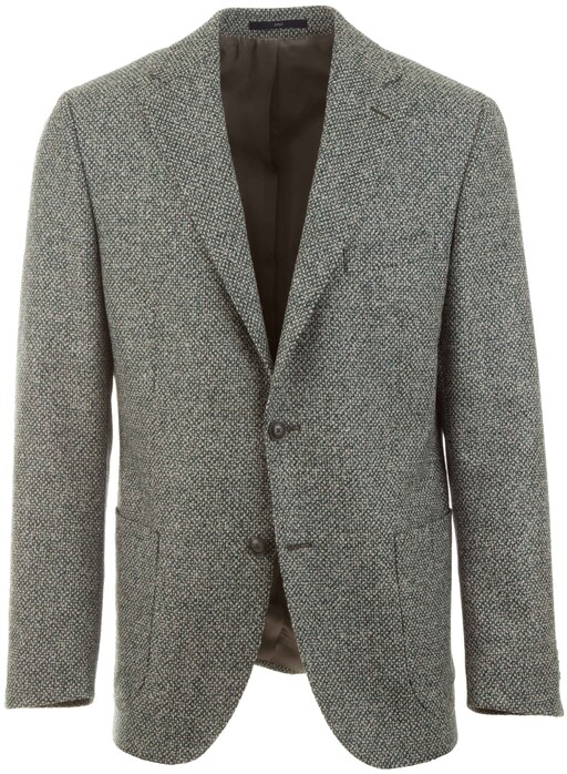EDUARD DRESSLER Sendrik Melange Pattern Colbert Groen Melange