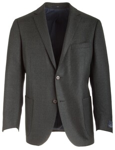EDUARD DRESSLER Sendrik Shaped Fit Fine Structure Colbert Donker Groen