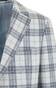 EDUARD DRESSLER Sendrik Shaped Fit Fresh Check Jacket Blue