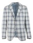 EDUARD DRESSLER Sendrik Shaped Fit Fresh Check Jacket Blue