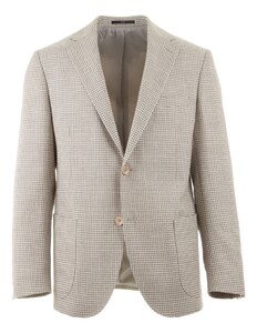 EDUARD DRESSLER Sendrik Shaped Fit Piet de Poule Colbert Zand-Grijs