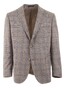 EDUARD DRESSLER Sendrik Shaped Fit Summer Check Colbert Zand