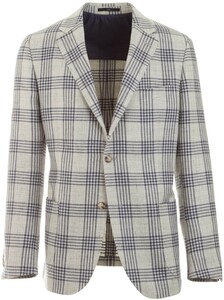EDUARD DRESSLER Sendrik Structured Check Colbert Grijs