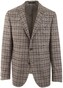 EDUARD DRESSLER Sendrik Summer Check Jacket Brown Melange
