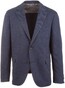 EDUARD DRESSLER Sentu Faux Uni Colbert Midden Blauw