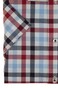 Eterna Cambridge Check Overhemd Blauw-Rood