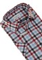 Eterna Cambridge Check Overhemd Blauw-Rood