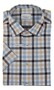 Eterna Cambridge Check Overhemd Blauw-Zand