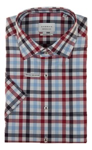 Eterna Cambridge Check Shirt Blue-Red