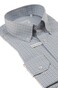 Eterna Fine Check Overhemd Blauw-Zand
