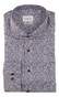 Eterna Fine Twill Fantasy Overhemd Blauw-Bruin