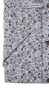 Eterna Fine Twill Flower Design Overhemd Blauw-Zand