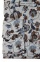 Eterna Milano Floral Shirt Overhemd Blauw-Bruin
