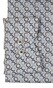 Eterna Multitone Circles Fantasy Overhemd Blauw-Bruin