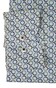 Eterna Multitone Circles Fantasy Overhemd Blauw-Groen