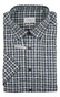 Eterna Multitone Color Check Overhemd Blauw-Groen